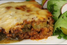 صينية الكوسة بالبشاميل بمذاق رائع أسرتي