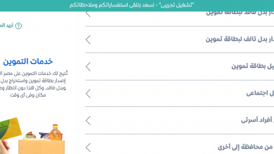 إضافة المواليد على البطاقة التموينية 2020 بسهولة من خلال موقع بوابة مصر الرقمية