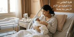 فترة النفاس — ما لا تعرفينه عن الأيام الأربعين وما بعدها